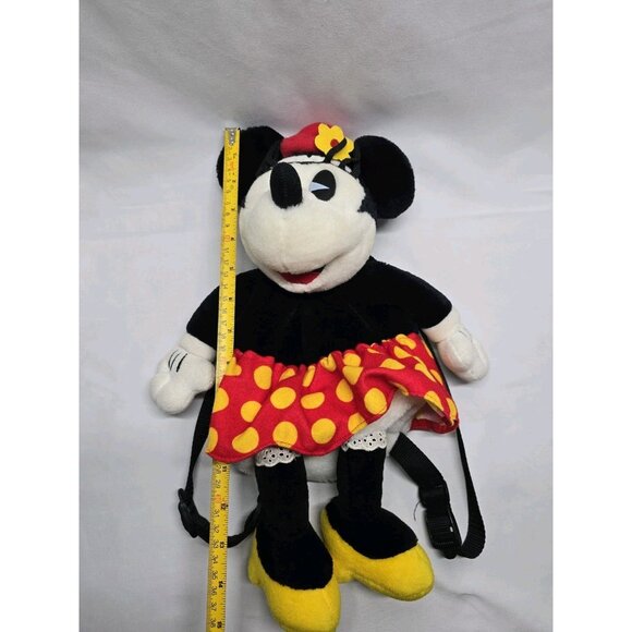 Vintage 1930s Style Looking Minnie Mouse Plush Backpack 1996 Child Size- Rare - Picture 9 of 14